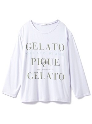 gelato pique レーヨンロゴプルオーバー