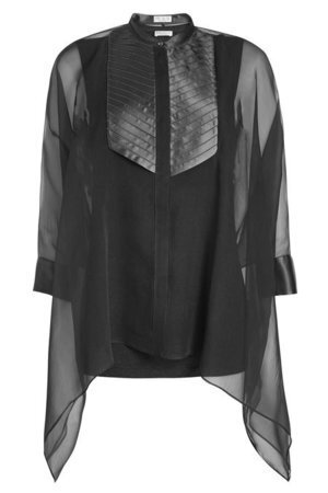 BRUNELLO CUCINELLI Silk Chiffon Blouse