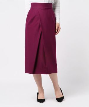 RACEA バックプリーツロングタイトスカート