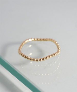 MANISTA 【207537504ゴールド】Stra:ストラ/K10ウェーブリング