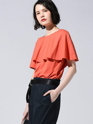 Vega 配色アシメTシャツ