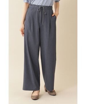 22 OCTOBRE 【Weekend Line】[ウォッシャブル]製品洗いワイドパンツ