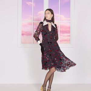 Sretsis VELVET KISS SHIRT DRESS