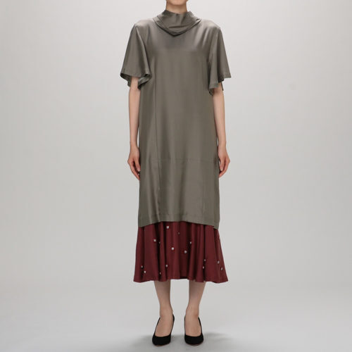 TOGA PULLA Polyester twill S／S dress