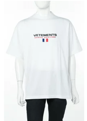 VETEMENTS Vetements Crew Neck Cotton T-Shirt
