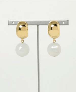 mia trim 【m-105P WH】メタル&アクリルピアス