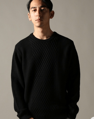 EDIFICE EXTRA FINE Wool クルーネックニット