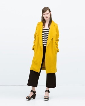 ZARA 巻きコート