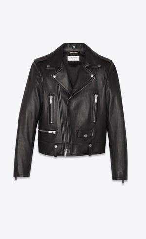 SAINT LAURENT PARIS レザー ライダースジャケット