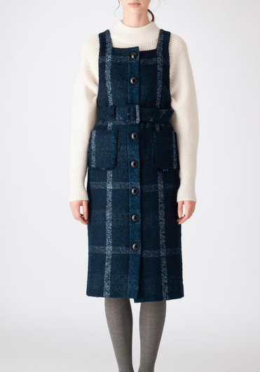 BLUE LABEL CRESTBRIDGE ミスティクレストブリッジチェックジャンパースカート