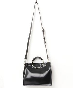 COOCO メタルハンドル2WAYバッグ