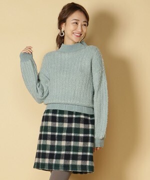 And Couture ぺコラウールハイネックプルオーバー