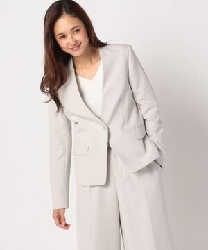 MEW’S REFINED CLOTHES のびのびノーカラージャケット