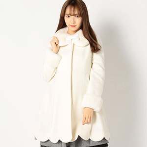 LODISPOTTO angelスカラップノーカラーコート