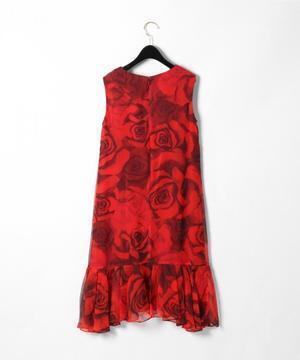 GRACE CONTINENTAL ローズプリントドレス