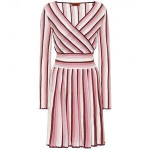 MISSONI Striped crochet dress
