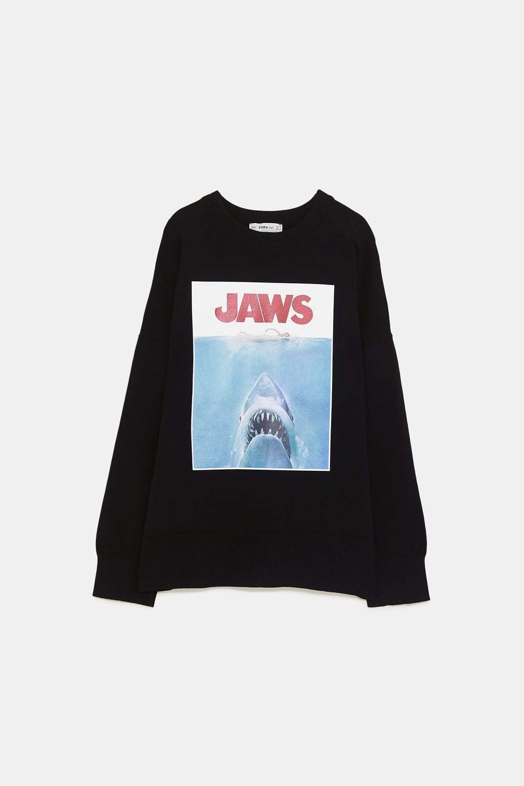 ZARA 2018-19AW サメスウェットシャツ