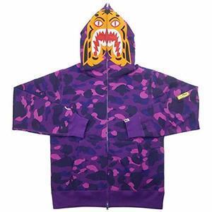 A BATHING APE OLOR CAMO TIGER FULL ZIP HOODIE
