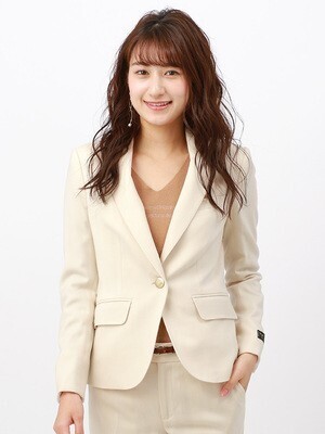 THE SUIT COMPANY ストレッチフランネルチェンジボタンジャケット