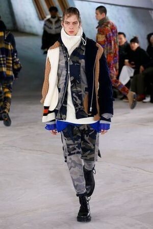 sacai 2018aw ニットジャケット