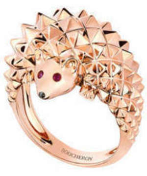 BOUCHERON Hans the Hedgehog Rose Gold Ring