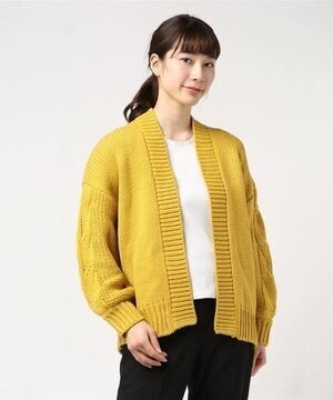 WEGO ケーブルスリーブルーズカーディガン