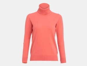 Aquascutum ピュアカシミヤタートルネックニット