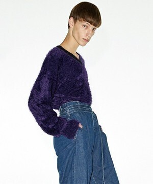 SHAREEF ロングシャギープルオーバー
