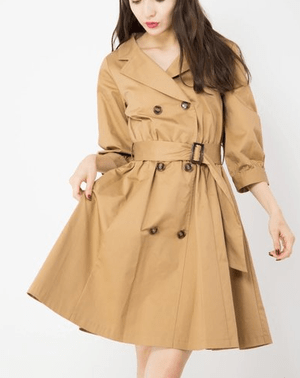 CECIL McBEE トレンチワンピース