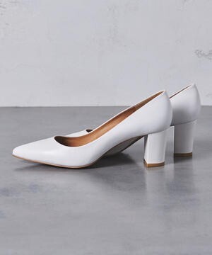 UNITED ARROWS UWCS ポインテッドチャンキー パンプス