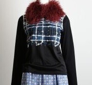 machiko jinto london チェック刺繍CS