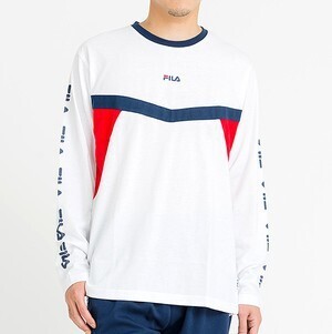 FILA ロゴ長袖Tシャツ