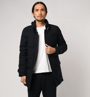 TETE HOMME ウールダウンコート