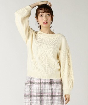 WILLSELECTION アラン柄ニット