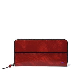 LANVIN en Bleu Gran” Round Zip Long Wallet
