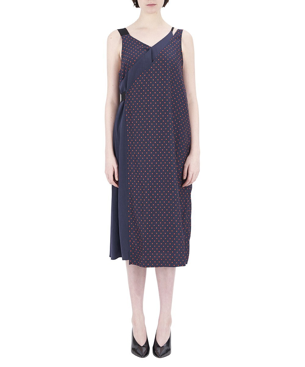 muller of yoshiokubo POLKA DOTS LAYER DRESS