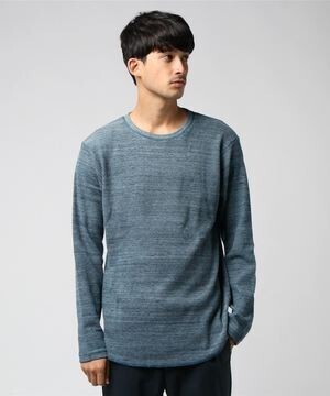ikka ラウンドワッフルTシャツ