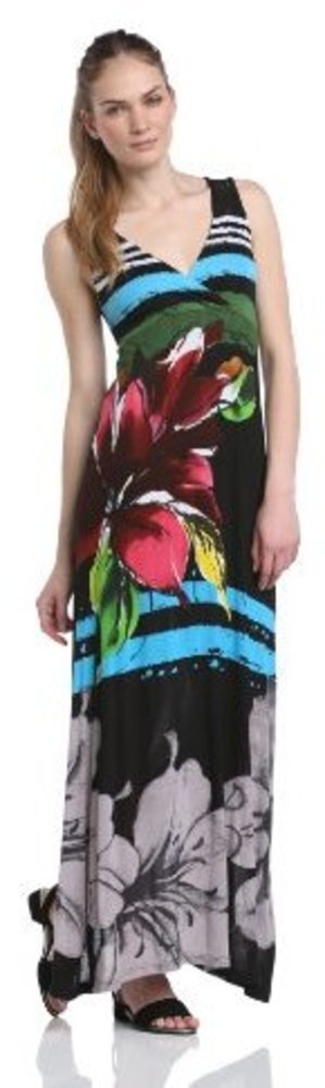 Desigual Plunge マキシ ドレス
