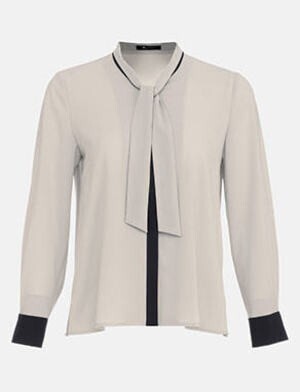 Aquascutum ボウタイブラウス