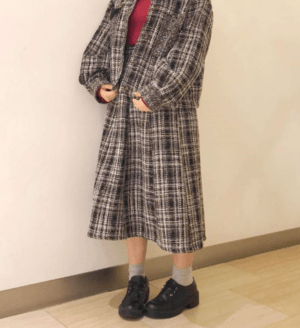 AS KNOW AS PINKY ツイーディロングにSK