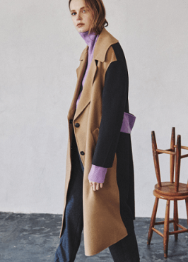 LE CIEL BLEU Double Faced Mix Color Coat