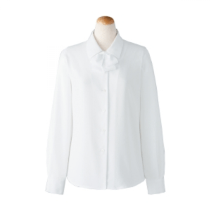 Selery S-36678 長袖ブラウス(リボン付)