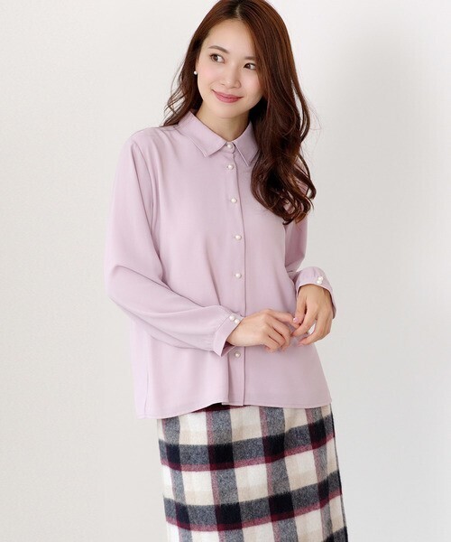 MEW’S REFINED CLOTHES パールボタンシャツ