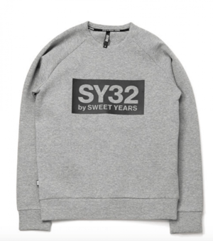 SY32 by SWEET YEARS 【8106】ダブルニットプルオーバークルー
