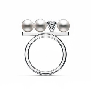 TASAKI balance diamonds solo Ring