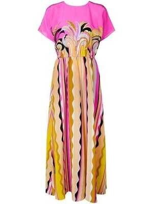 Emilio Pucci プリントマキシドレス