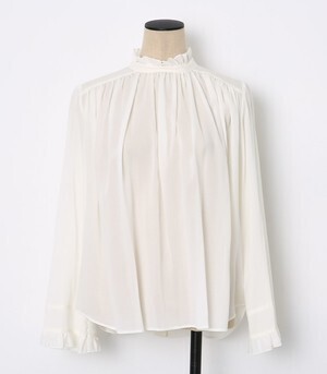 BLACK BY MOUSSY gather blouse