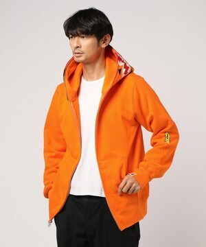 A BATHING APE TIGER FULL ZIP HOODIE M