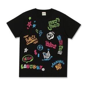 Laundry グラフティロゴTシャツ