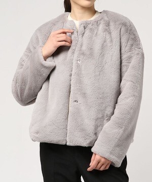 003 J.FERRY WOMEN フェイクファーショートコート